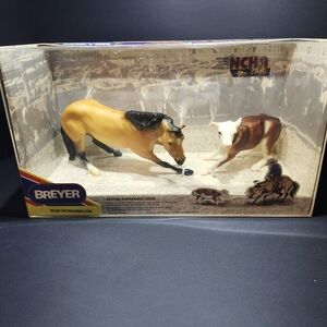 Breyer Western Performance Horse Set - Brown and White
